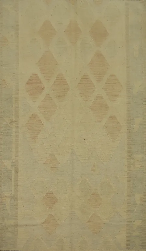 Geometric Kilim Handwoven Area Rug 5x8