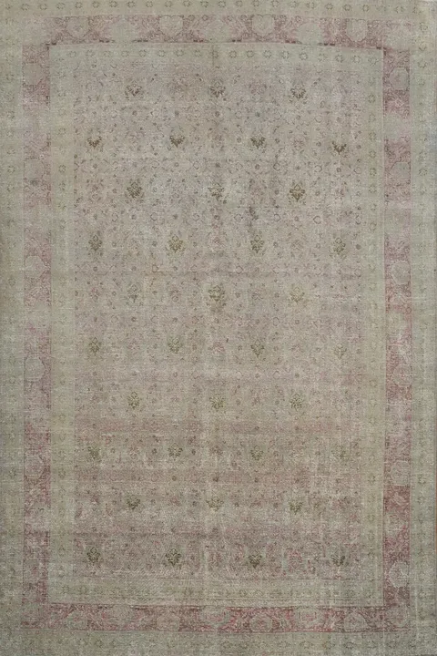 Antique Vegetable Dye Mahal Persian Area Rug 9x12