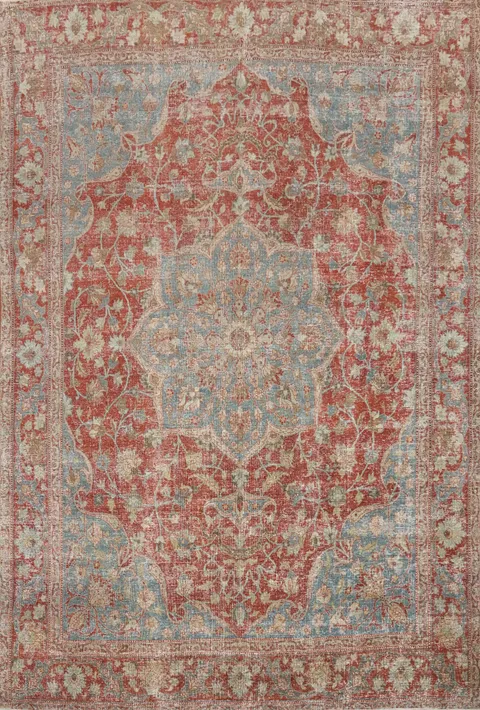 Antique Vegetable Dye Sarouk Persian Area Rug 9x12