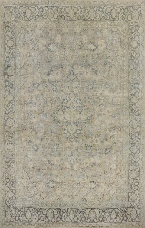 Antique Vegetable Dye Mahal Persian Area Rug 8x12