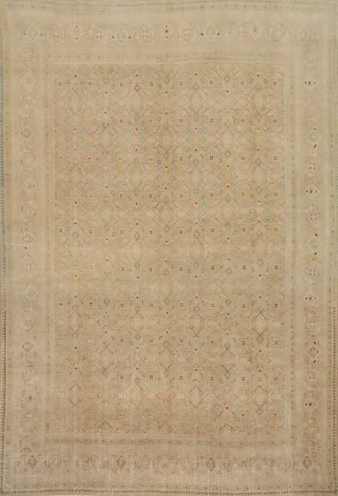 Antique Vegetable Dye Mahal Persian Area Rug 10x13