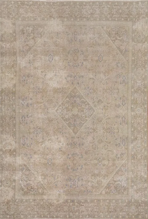 Antique Wool Joshaghan Persian Area Rug 9x12
