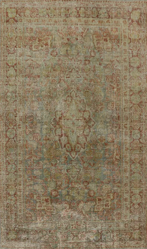 Antique Mahal Persian Area Rug 4x6