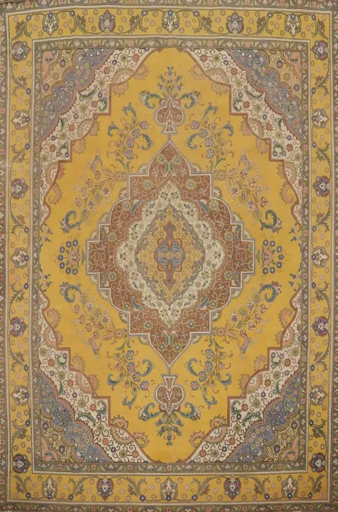 Traditional Wool Tabriz Persian Area Rug 10x12
