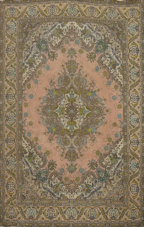 Traditional Wool Tabriz Persian Area Rug 8x11