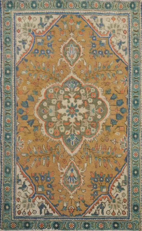 Traditional Wool Tabriz Persian Rug 3x5