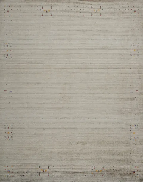 Tribal Square Gabbeh Handmade Large Rug 12x12