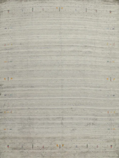 Tribal Gabbeh Square Area Rug 10x10