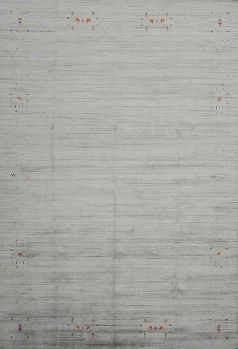 Sleek Gabbeh Area Rug 9x12 with Elements for Elegant Living Spaces