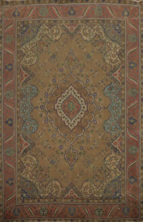 Traditional Wool Tabriz Persian Area Rug 10x13