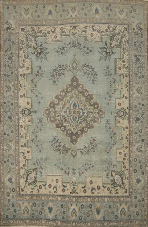 Handmade Wool Tabriz Persian Area Rug 10x12