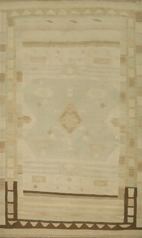 Elegant Geometric Kilim Area Rug 5x8 for Sophisticated Interiors
