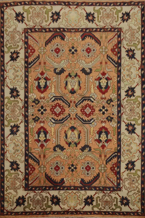Handmade Floral Oushak Oriental Area Rug 8x10