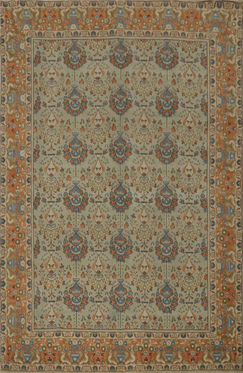 Handcrafted Wool Tabriz Persian Area Rug 8x11