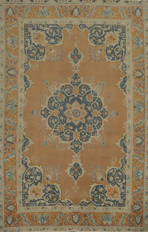 Handmade Wool Medallion Tabriz Persian Area Rug 8x11
