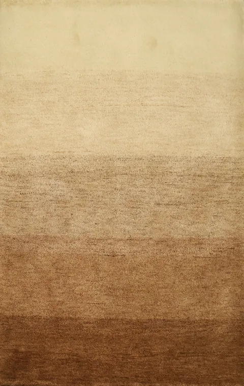Gradient Earth Tone Gabbeh Rug 4x6 Soft Elegance