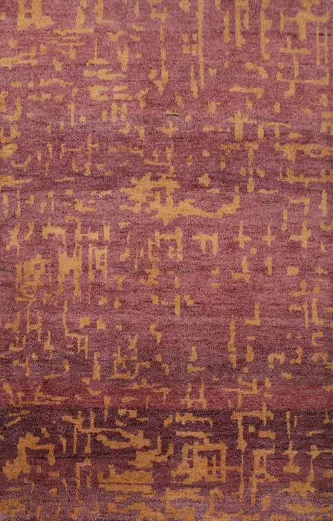 Contemporary Abstract Gabbeh Rug 5x6 for Modern Homes