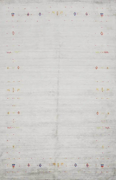 Handmade Gabbeh Oriental Area Rug 6x9