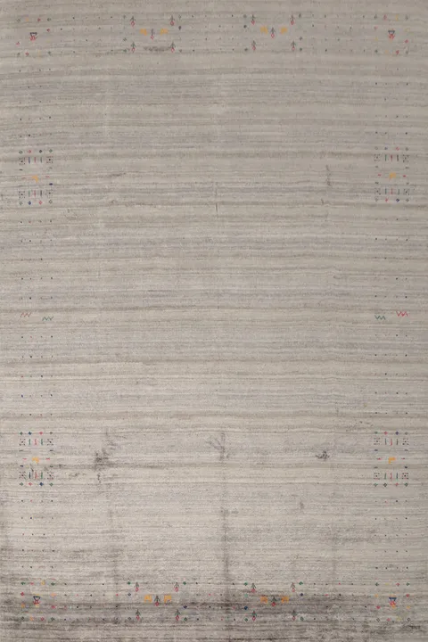 Elegant Gabbeh Area Rug 9x12 Enhanced with Elegant Colorful Touches