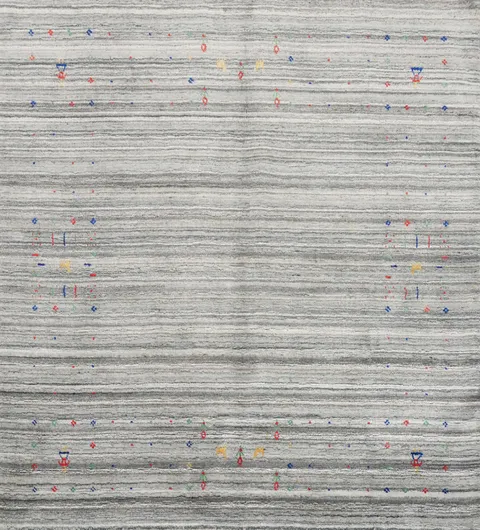 Tribal Gabbeh Handmade Square Rug 5x5