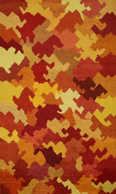 Geometric Wool Gabbeh Modern Area Rug 6x10