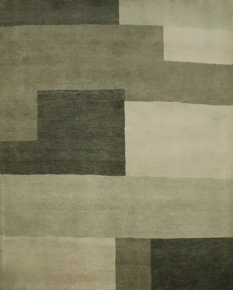 Handmade Wool Gabbeh Modern Area Rug 7x7