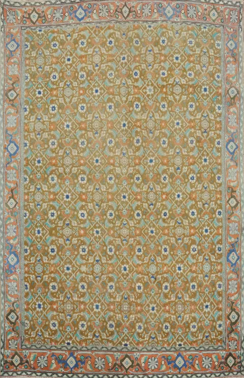 Handmade Wool Tabriz Persian Rug 5x7