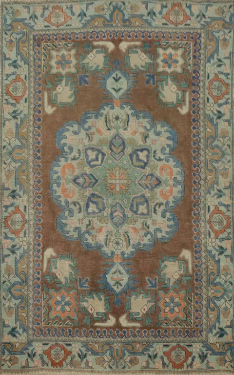 Traditional Wool Medallion Tabriz Persian Rug 3x5