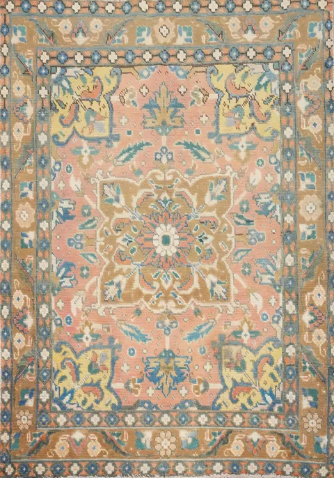 Traditional Wool Tabriz Persian Rug 5x6