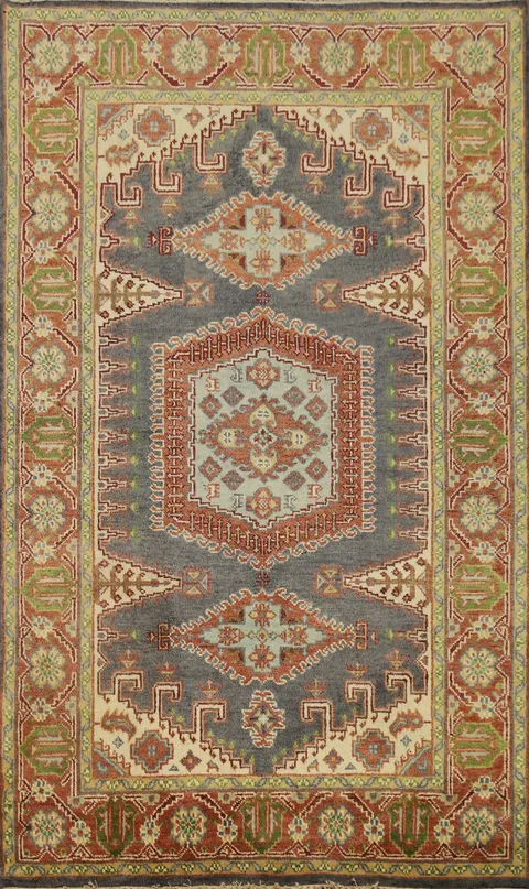 Geometric Viss Handmade Area Rug 6x9