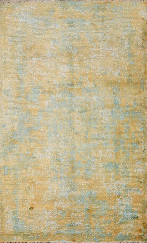 Rustic Glamour Abstract Rug 4x6 in Muted Tones to Enhance Any Room