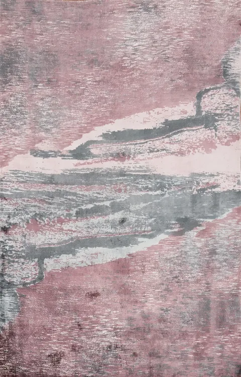 Handmade Abstract Oriental Area Rug 6x8
