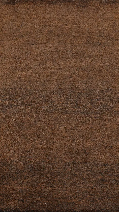 Chocolate Brown Gabbeh Oriental Runner Rug 2x5
