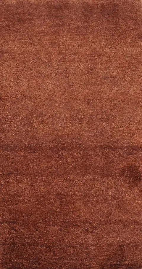 Rustic Brownish Gabbeh Rug 2x5 for Natural Aesthetic Appeal