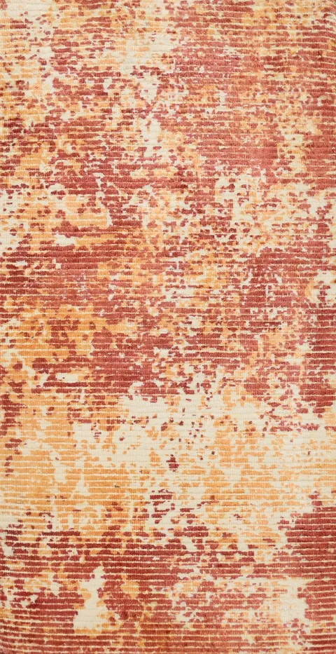 Distressed Look Abstract Oriental Rug 2x4