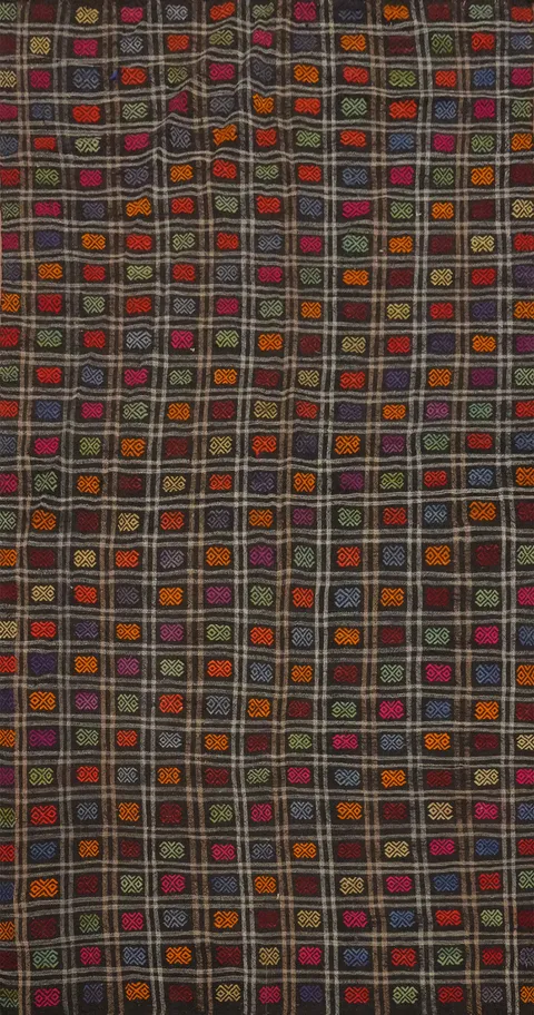 Vegetable Dye Kilim Turkish Area Rug 6x11