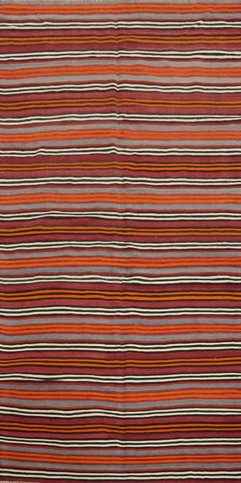 Striped Kilim Area Rug 5x10 for Vibrant and Lively Living Spaces