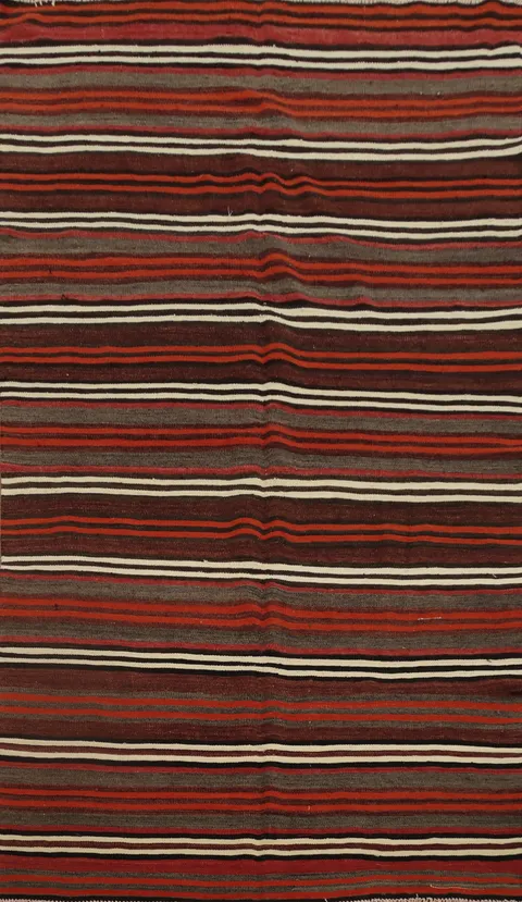 Vegetable Dye Kilim Area Rug 5x9