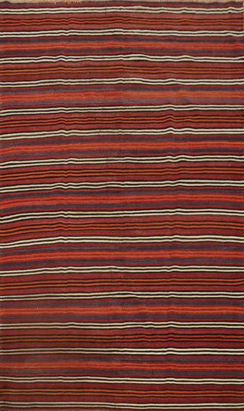 Vegetable Dye Kilim Turkish Area Rug 5x8