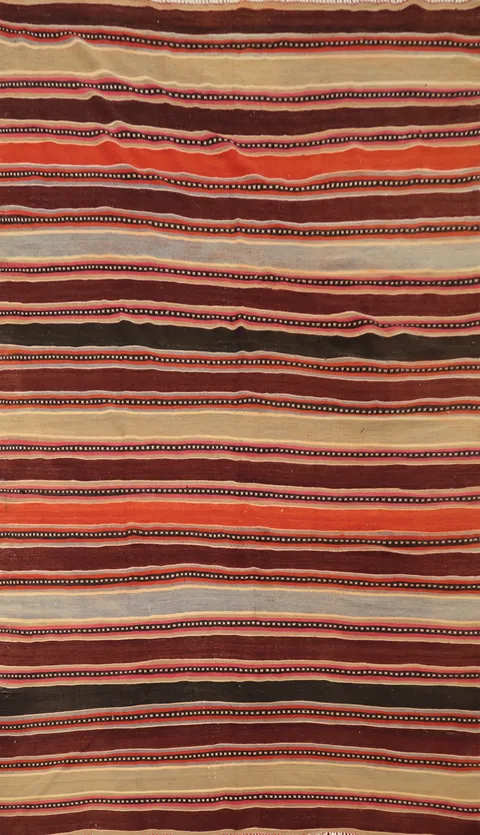 Striped Kilim Area Rug 5x8 Adds Warmth and Charm to Any Decor