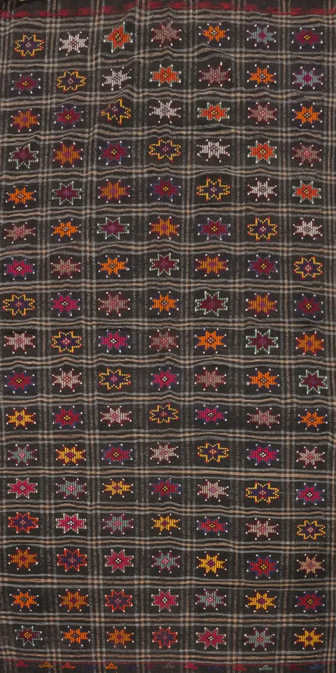 Vegetable Dye Kilim Turkish Area Rug 6x13
