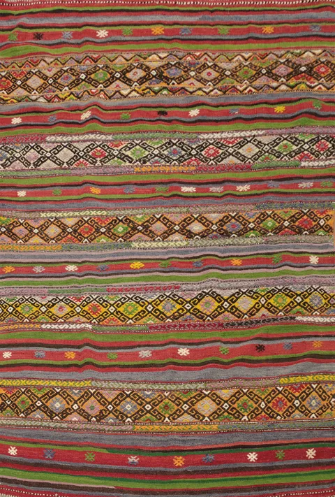 Bohemian Style Kilim Rug 5x7 for Artistic and Cozy Living Spaces