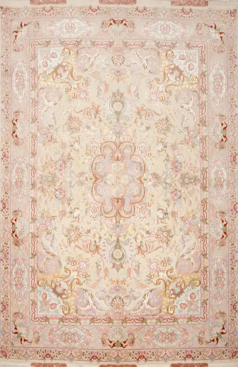 Vegetable Dye Tabriz Persian Rug 5x7