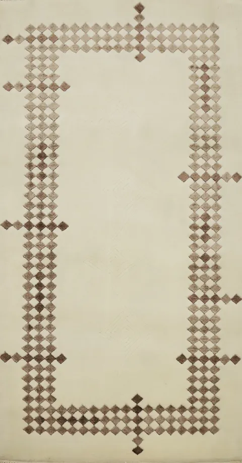 Sophisticated Neutral Nepalese Rug 3x5 for a Timeless Aesthetic