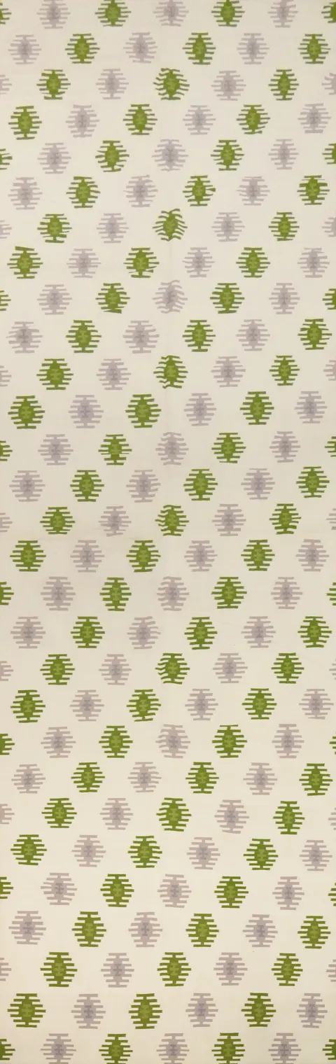Geometric Scandinavian Kilim Modern Runner Rug 8x35