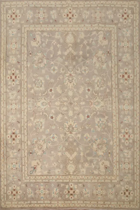 Handmade Floral Kazak Vegetable Dye Area Rug 8x10