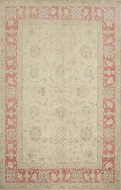 Vegetable Dye Kazak Handmade Wool Area Rug 8x11
