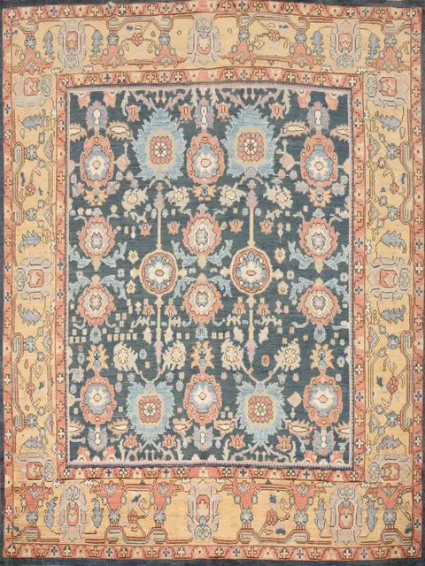 Vegetable Dye Heriz Serapi Oriental Area Rug 10x10