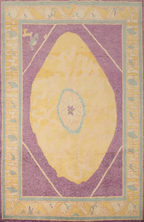 Vegetable Dye Oushak Oriental Area Rug 6x8