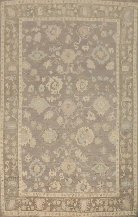 Vegetable Dye Oushak Oriental Large Rug 10x14